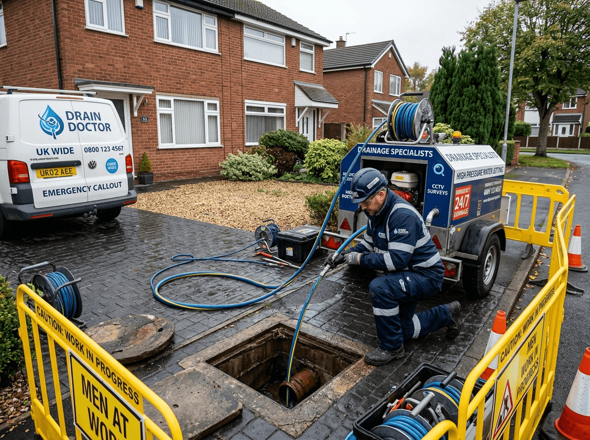 Gas engineer servicing a domestic appliance